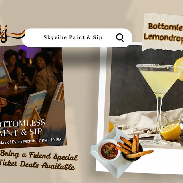 BOTTOMLESS LEMONDROP PAINT & SIP