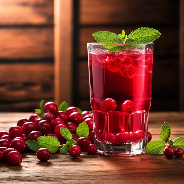 Cranberry Juice.